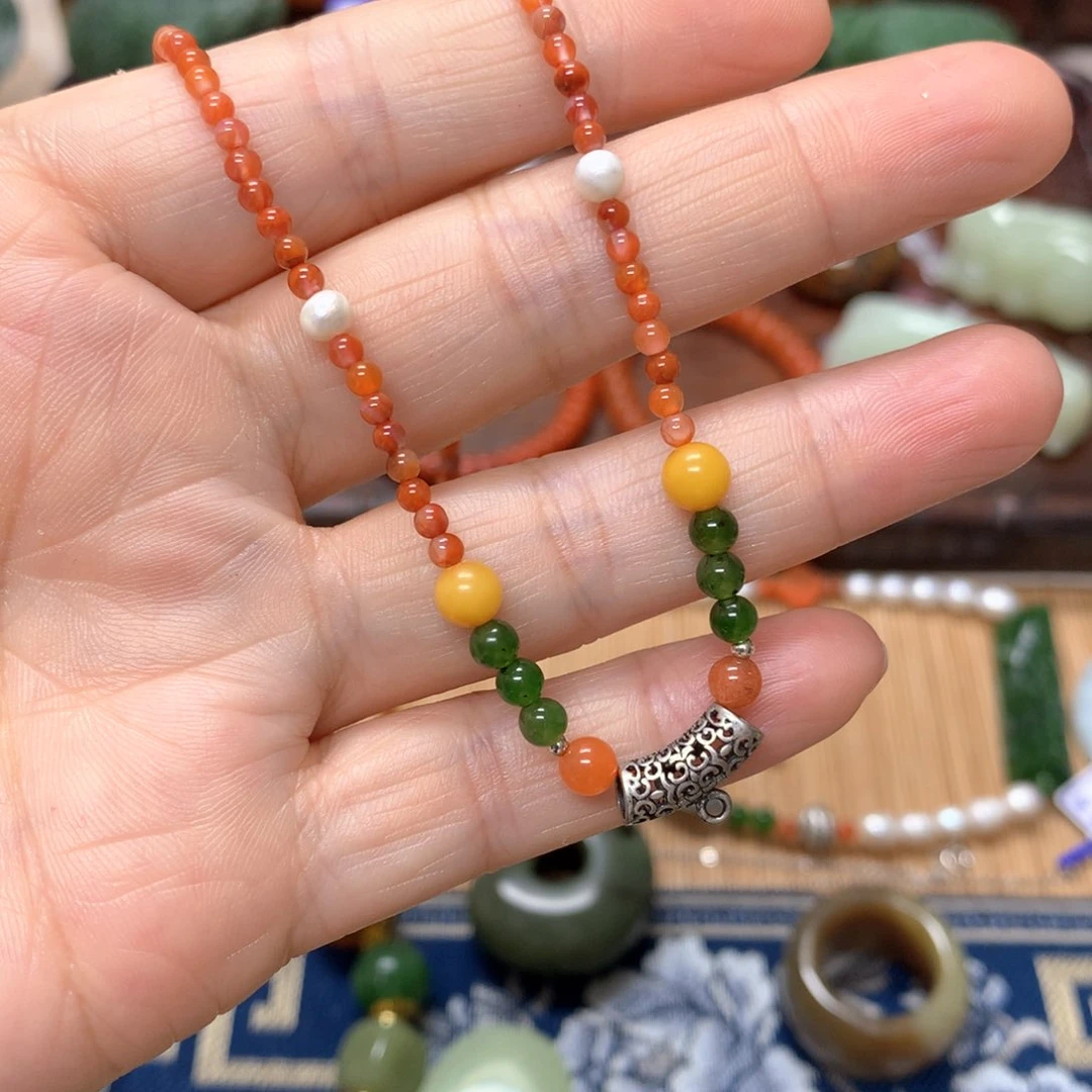 和田玉（糖玉）挂件未镶嵌清*