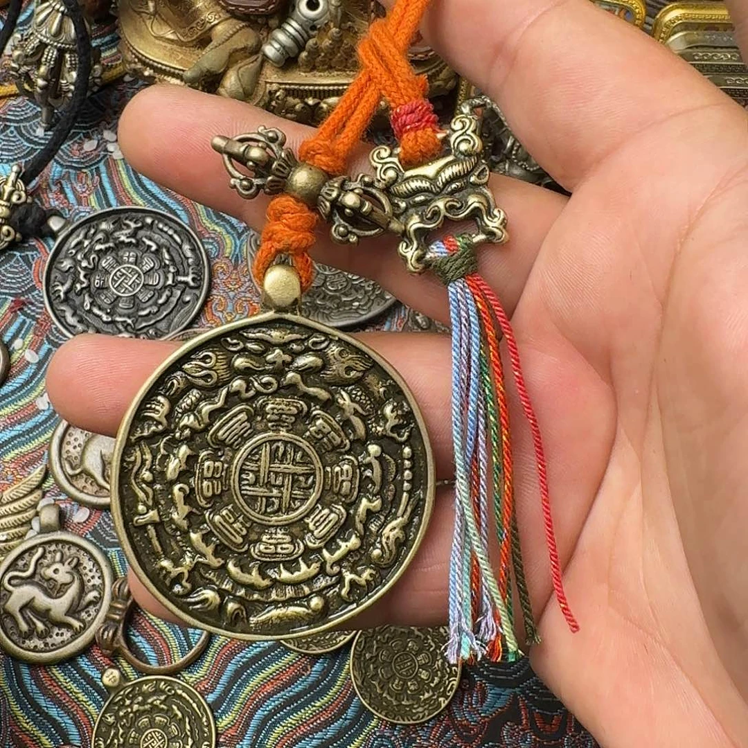 涛***旧藏式风格九宫八卦牌