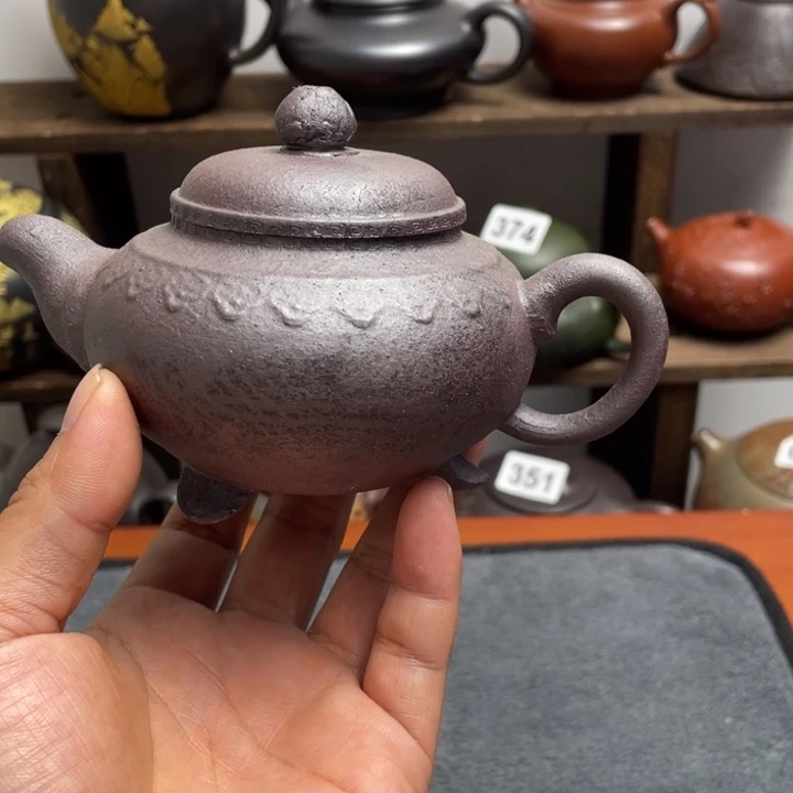 茶壶紫砂紫砂大瑕疵
