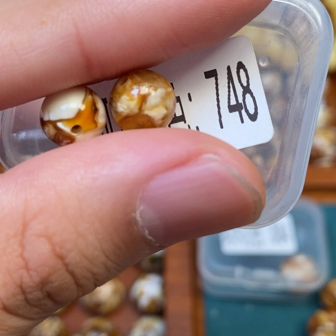 猴头核桃把件沁色圆珠老型748