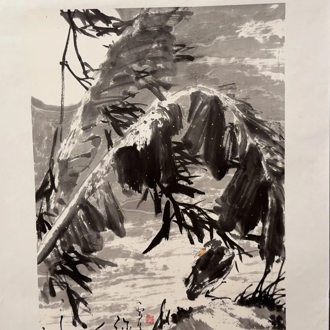 国画雷公老师作品画作