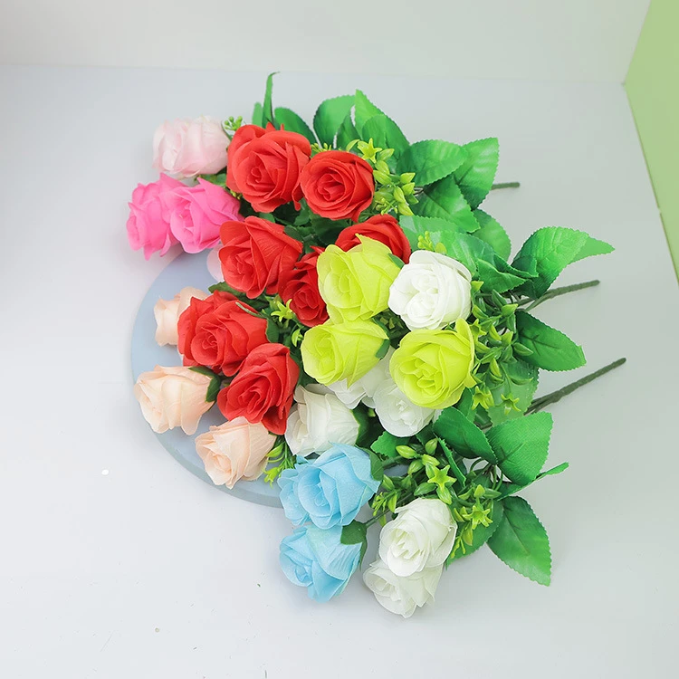 仿真花假花餐桌卧室客厅装饰品摆设花酒柜创意摆件工艺品塑料花