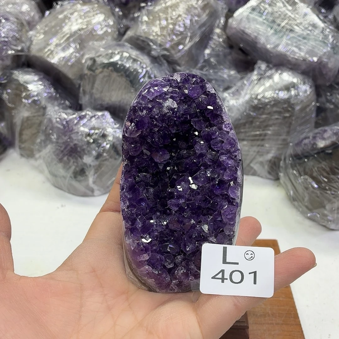 水晶摆件未镶嵌天然紫水晶