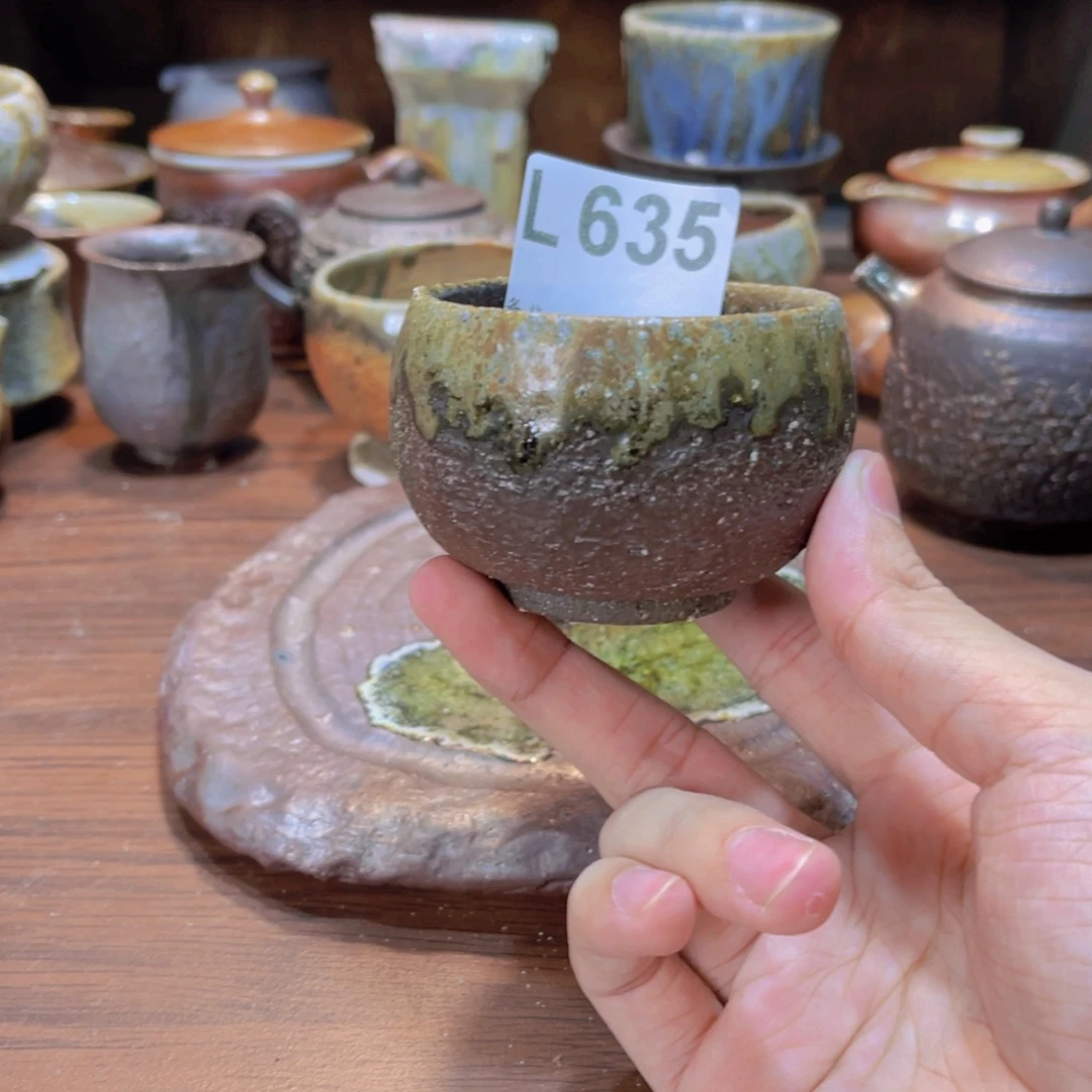 纯手工制作柴烧纯手工制作柴烧杯635