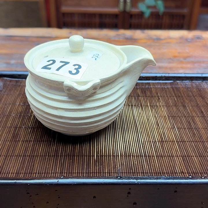 纯手工制作粗陶茶具