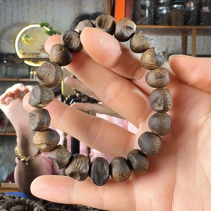 沉香碎屑沉香妙**符九九沉白奇楠沉香留疤12.8克