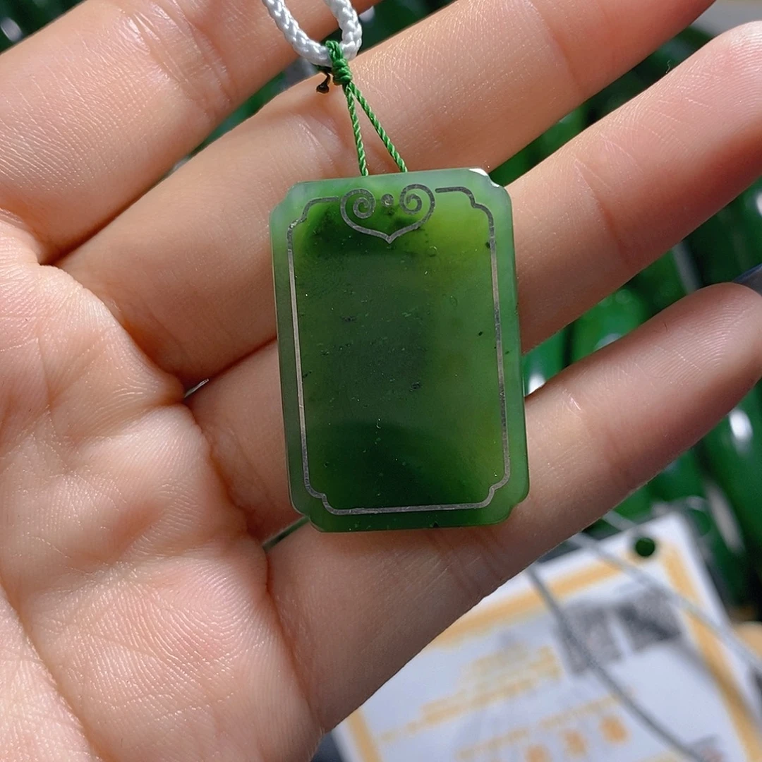 和田玉（碧玉）未镶嵌手链