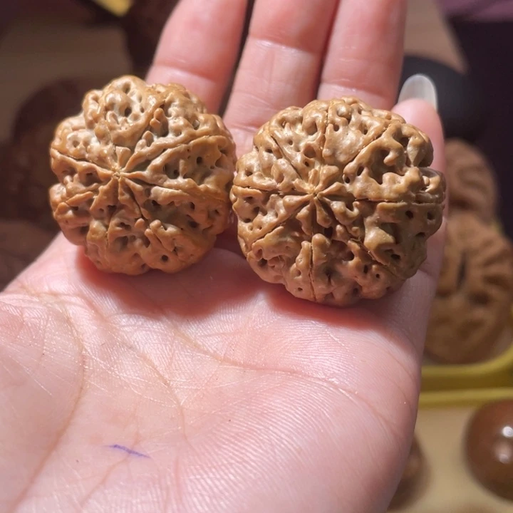 桃核把件八瓣金刚菩提