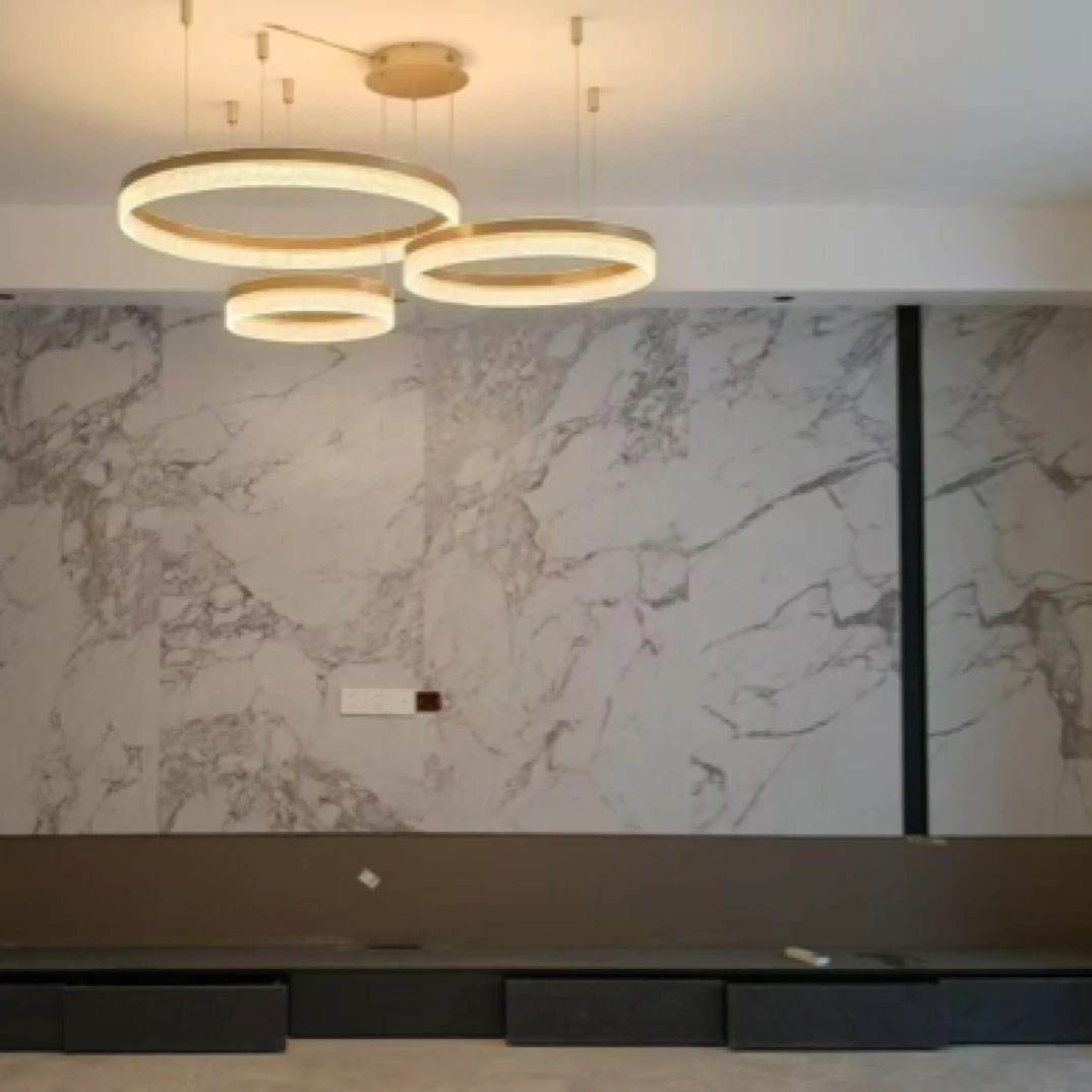 轻奢 简约客厅灯 圈圈灯创意大气吊灯