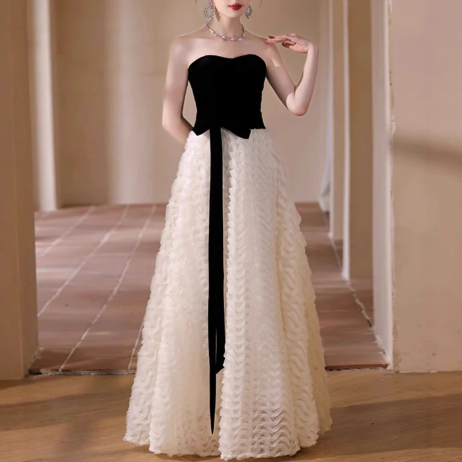 晚礼服女2025新款高级感宴会生日成人在逃公主轻奢小众高端公主裙