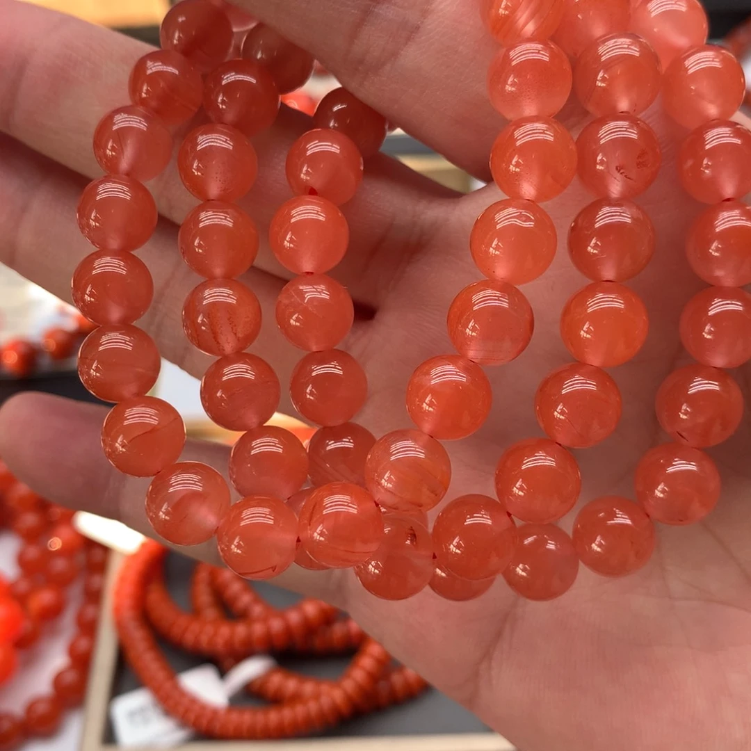 南红玛瑙手链，多样性发货一个未镶嵌