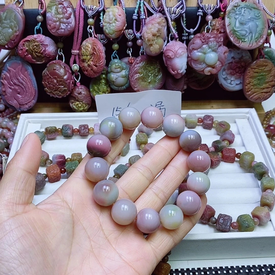 玛瑙/玉髓盐源玛瑙手串未镶嵌