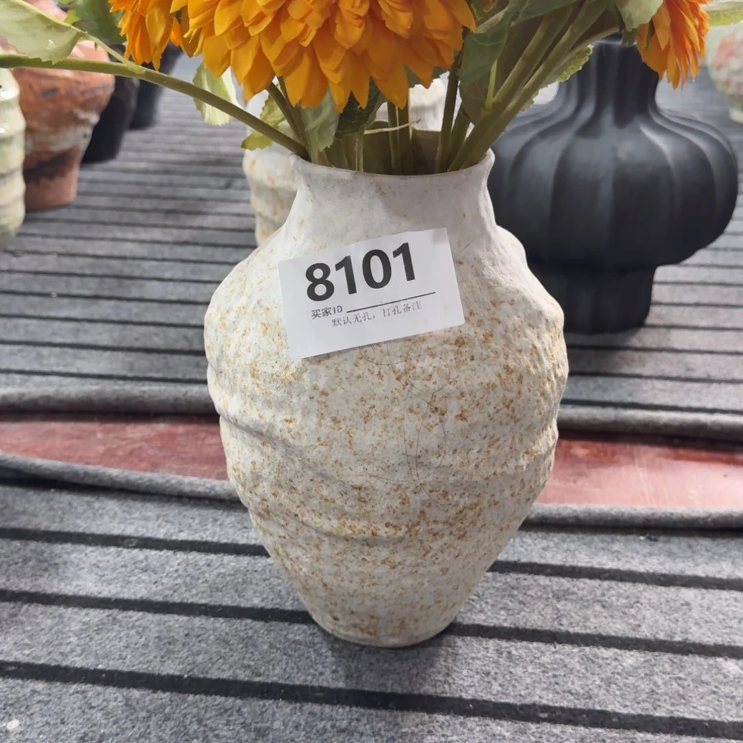 乐***️景德镇高温花瓶景德镇高温花瓶编码8101高28口8默认无孔
