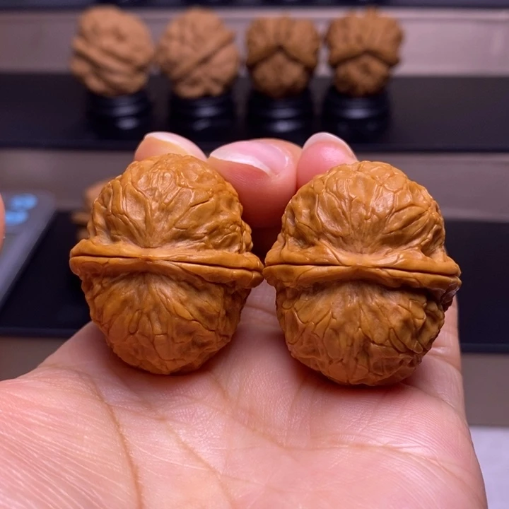 把件文玩核桃金龟子元宝30