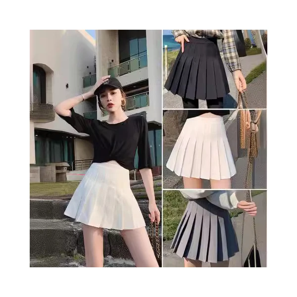 (安全裤+拉链+纽扣）百褶裙JK制服百搭半身裙春纯欲慵懒风女装