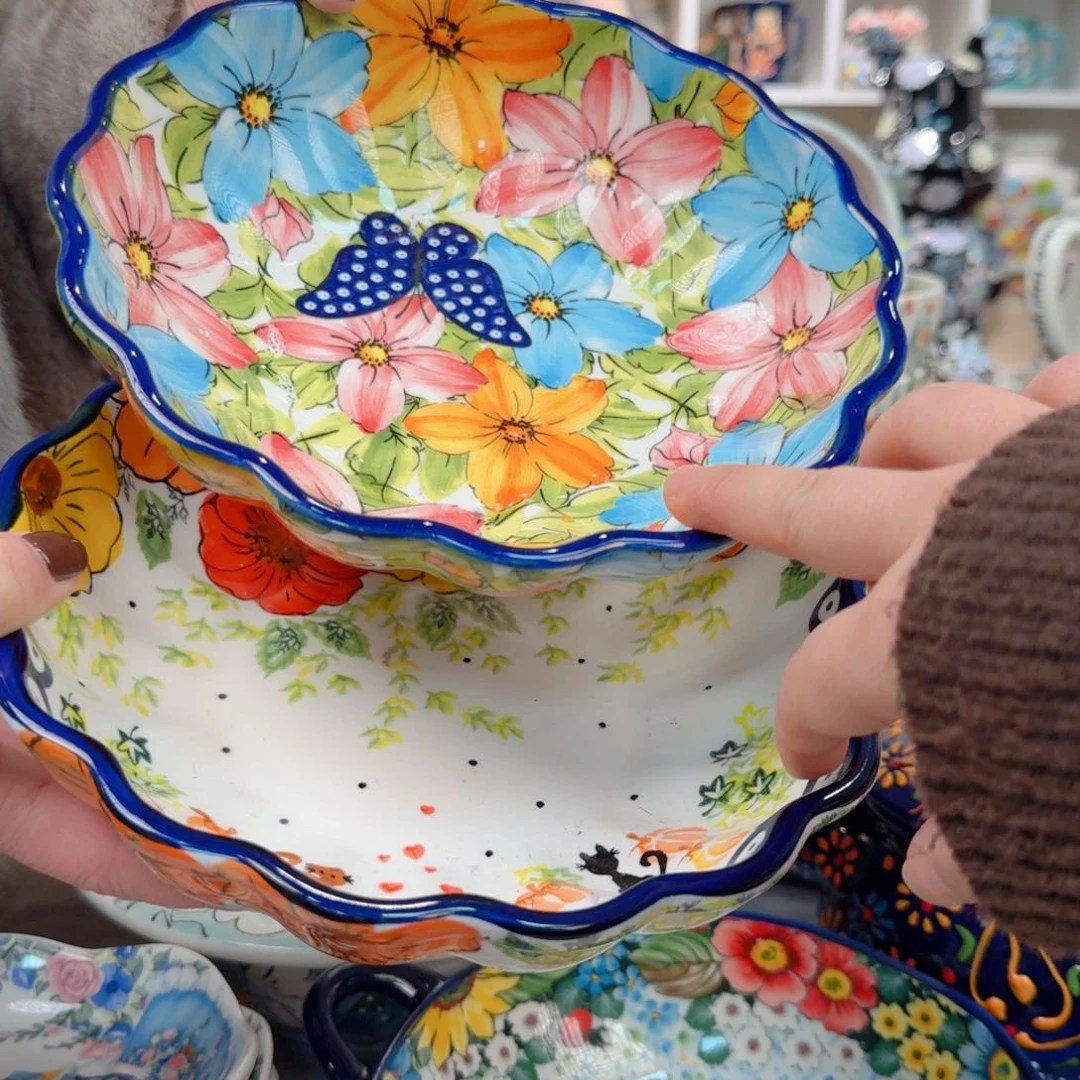 瓷8英寸深盘2只看图