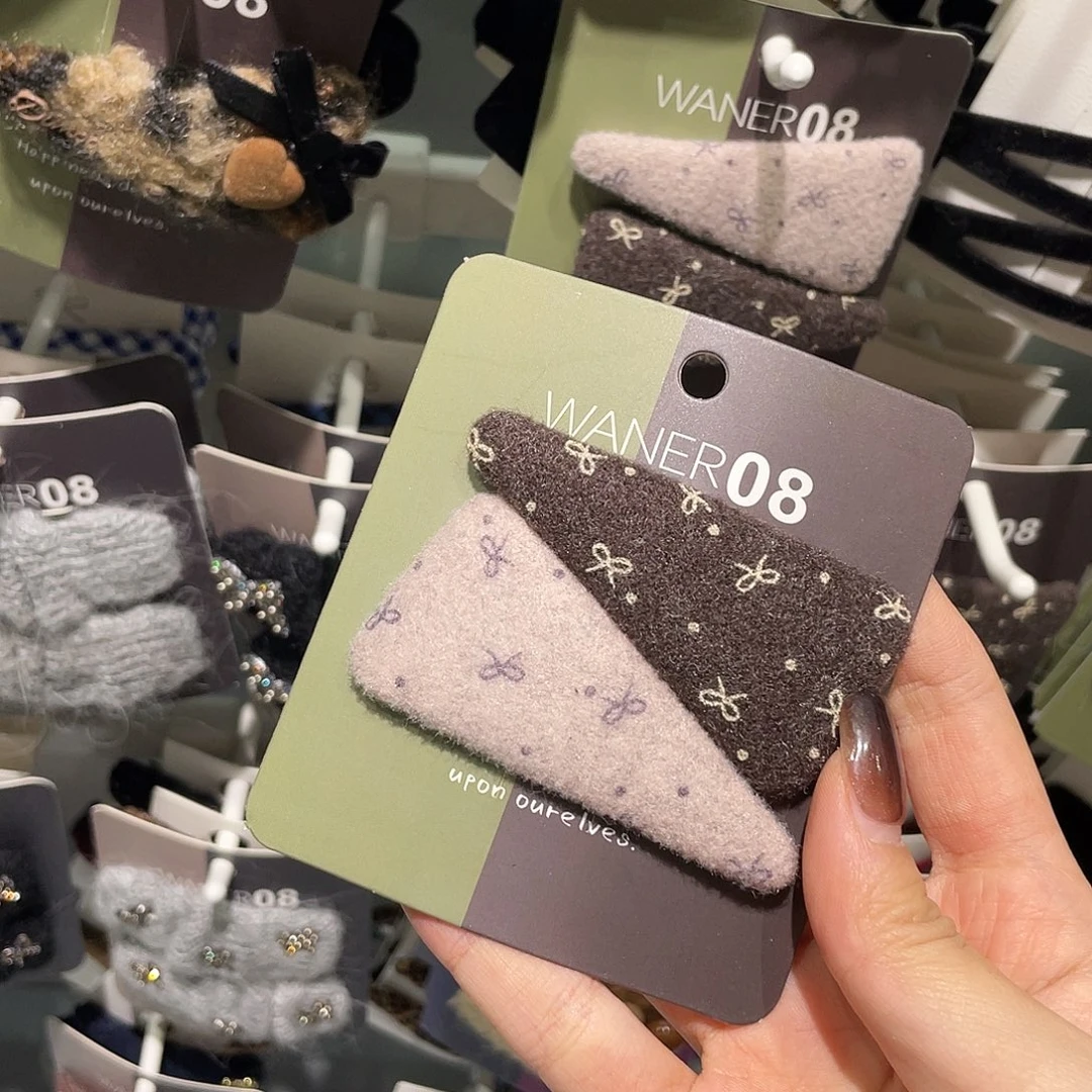 皮质非金属紫咖蝴蝶结三角