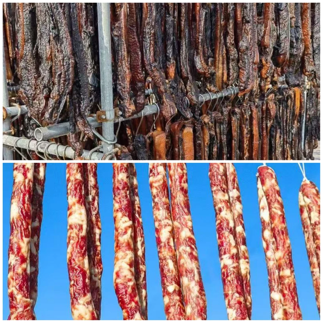 年货腊味合集农家黑毛土猪酱五花肉腊香肠家乡特产腊味