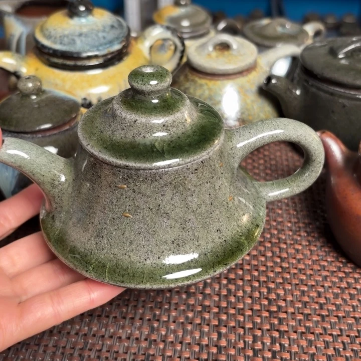 茶杯紫砂萌*瑕摆件壶