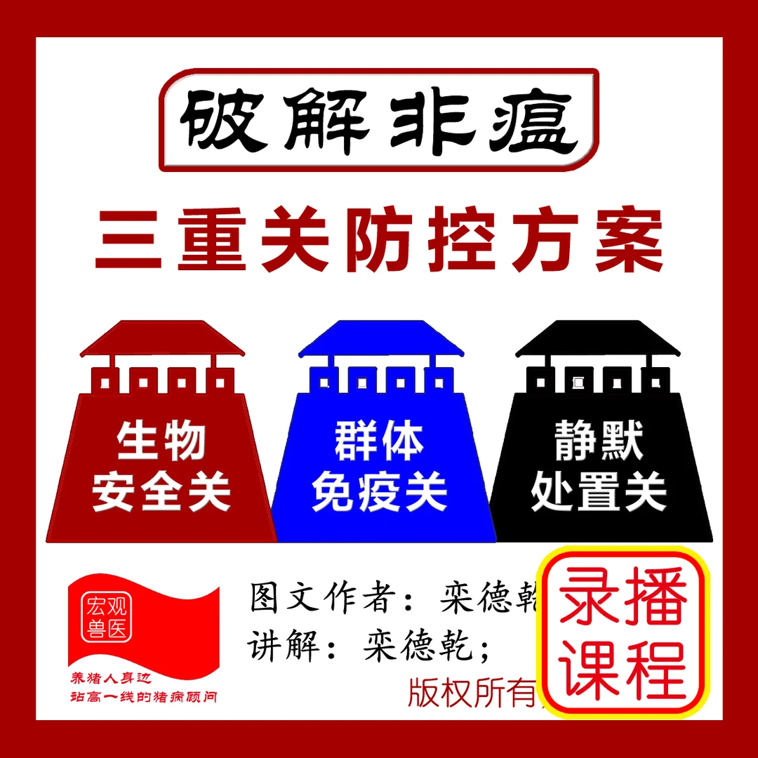 破解非瘟三重关防控方案线上课程