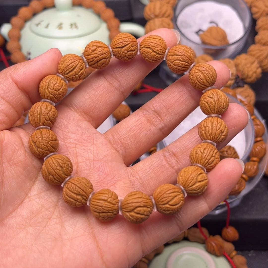 桃核吊坠龙纹桃核