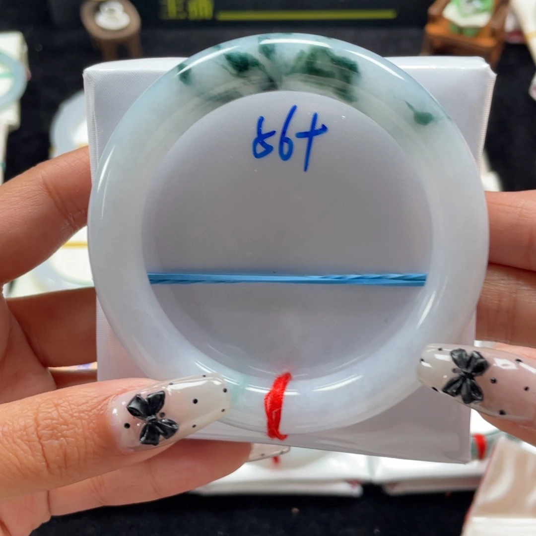 翡翠手镯未镶嵌缅甸翡翠手镯23