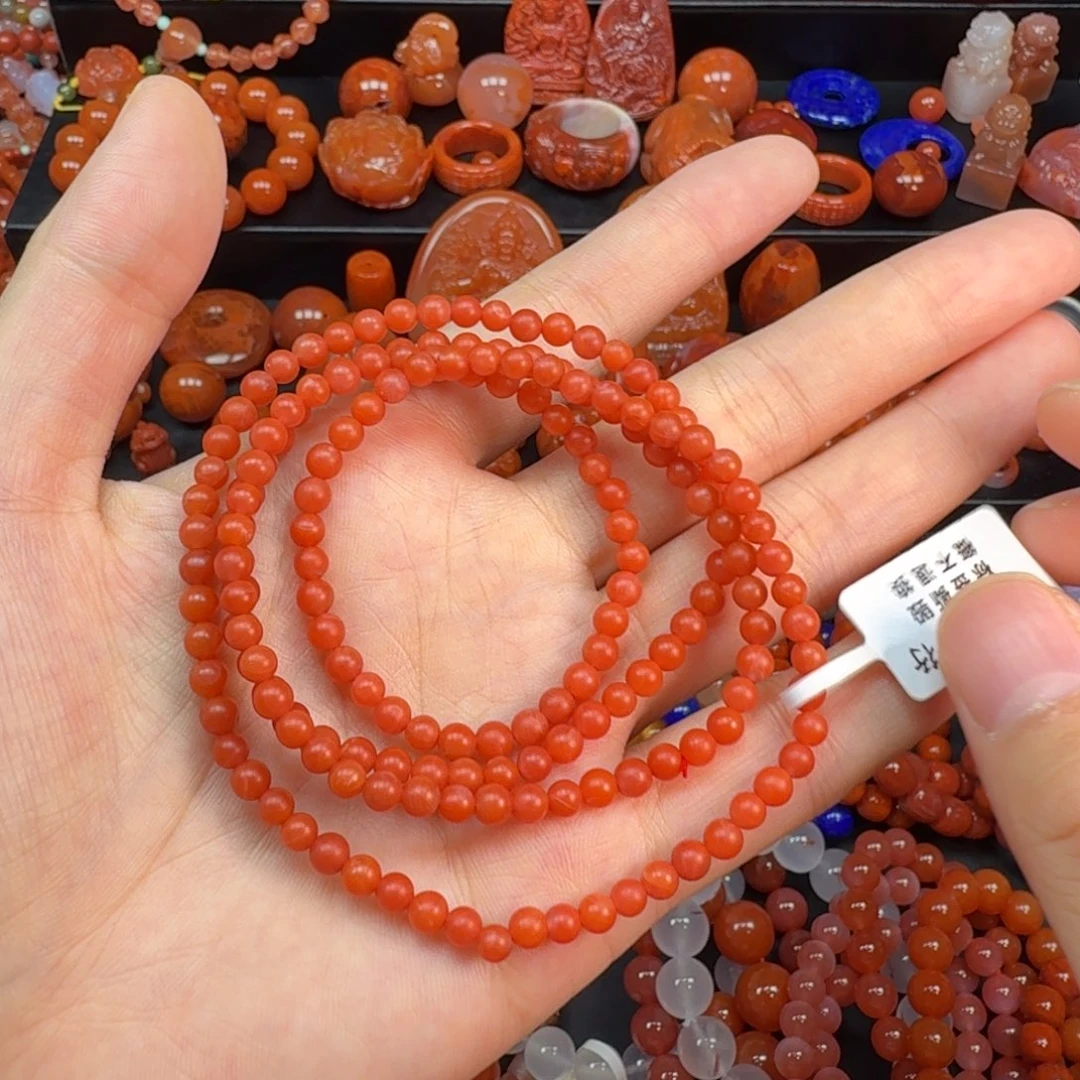 南红玛瑙未镶嵌保山4mm