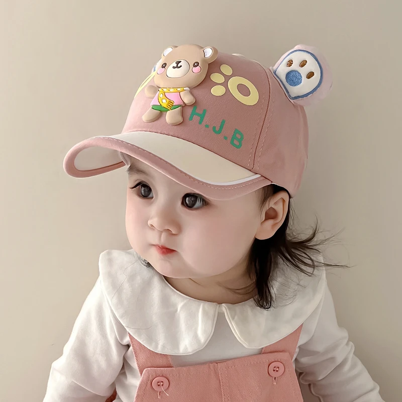 宝宝薄款儿童帽幼儿帽子防晒帽夏季鸭舌帽遮阳帽婴儿男女童太阳帽