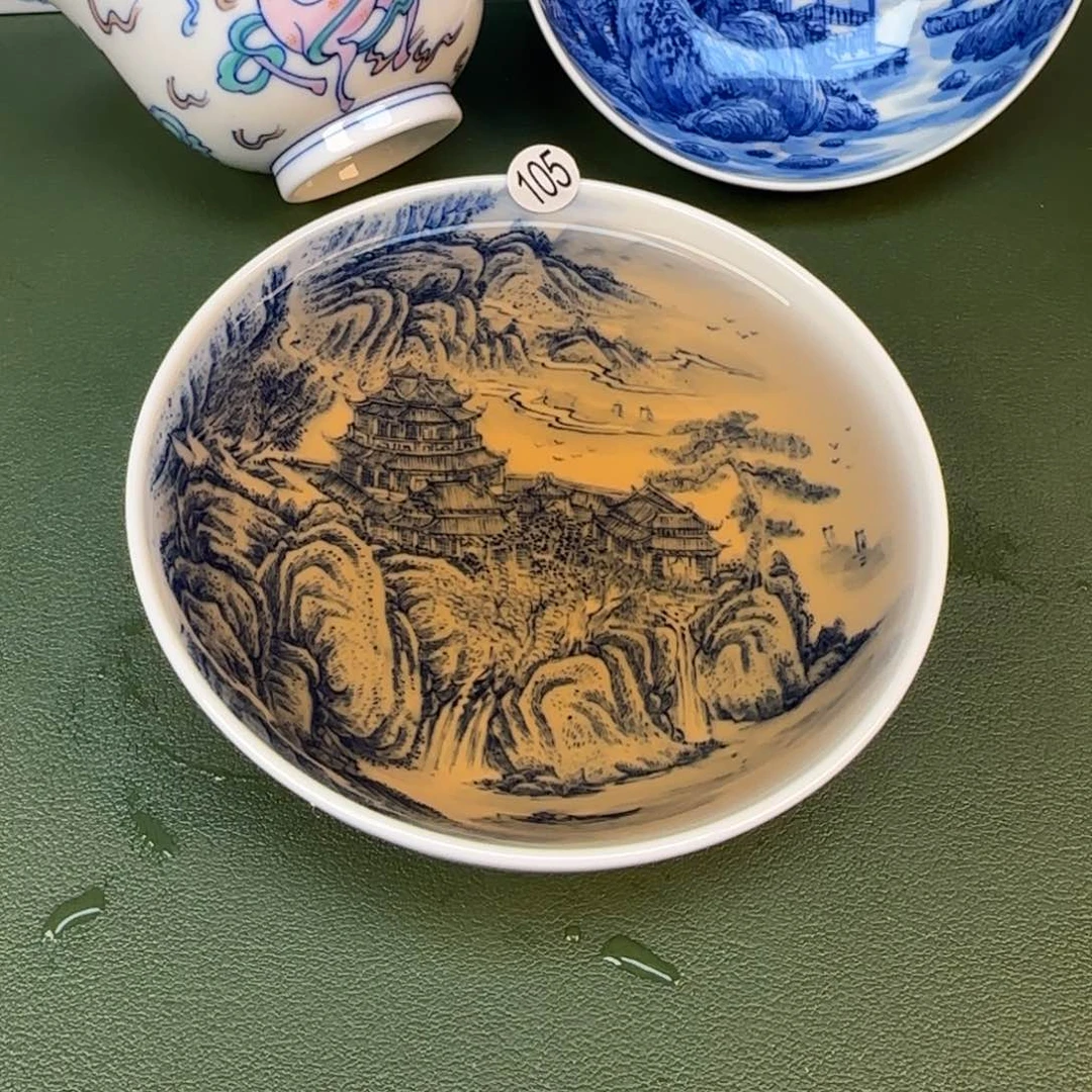 彦祖纯手工手绘茶具105