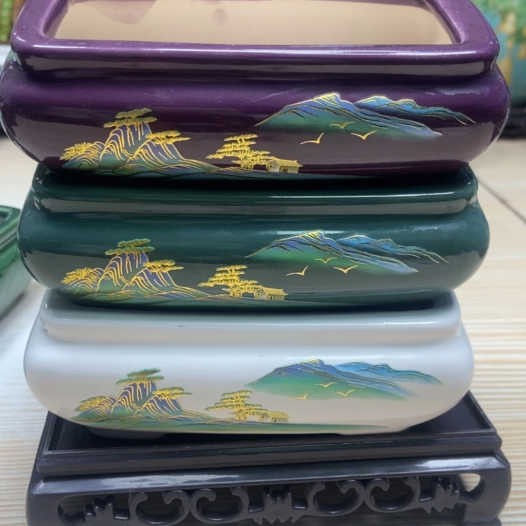 瓷片陶瓷花盆陶瓷艺术