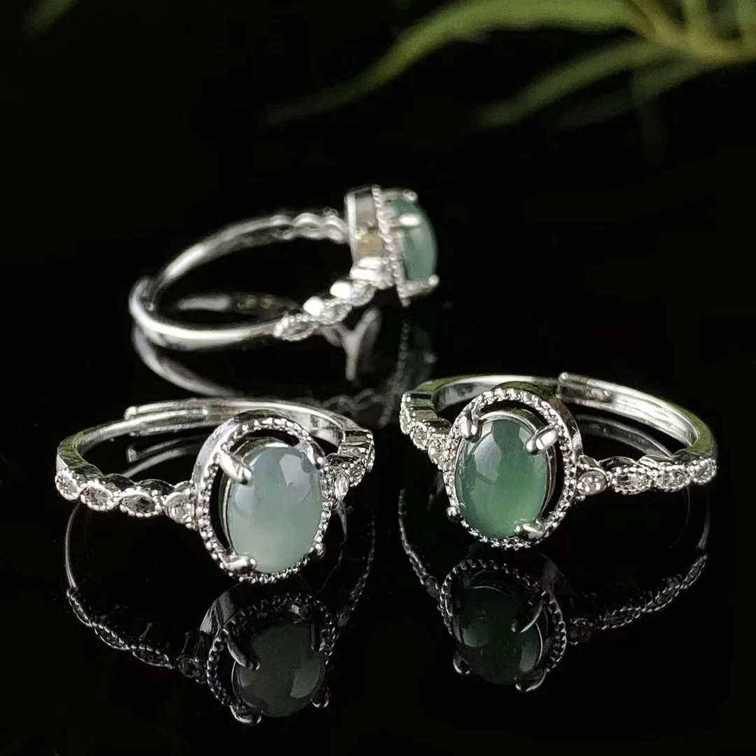 AT5358【任会长珠宝】A货-翡翠戒指-活口-多样性只发一件