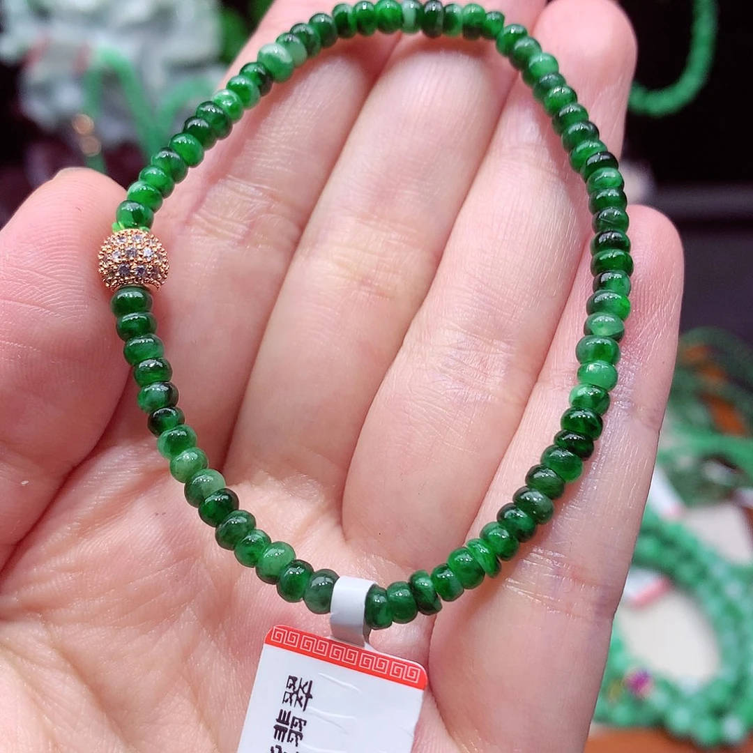 翡翠未镶嵌手链翡翠
