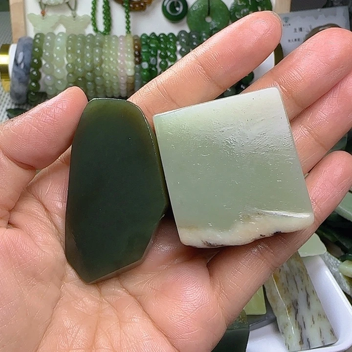 我***六未镶嵌和田玉珠宝半成品