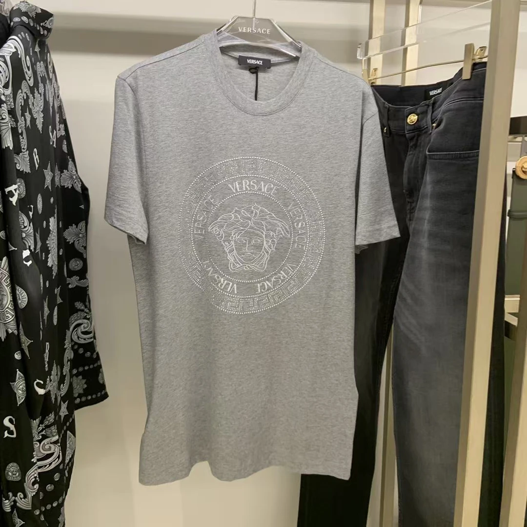 未使用 VERSACE/范思哲 男士美杜莎印花短袖多色男装轻奢男款休闲