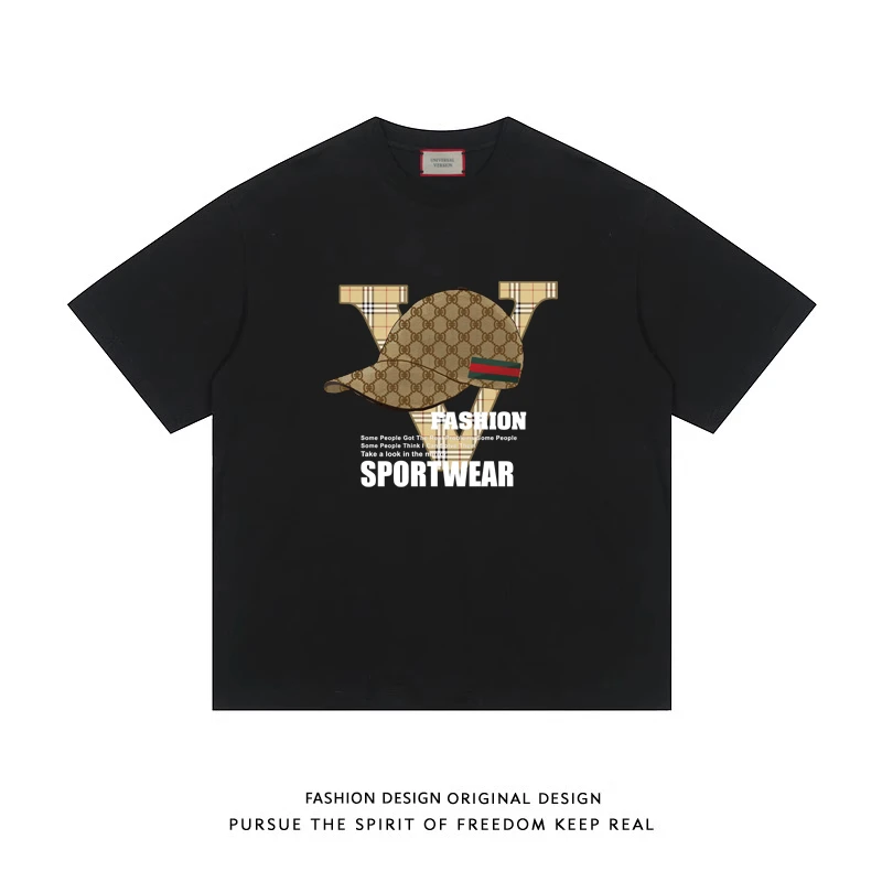 圆领体恤打底衫短袖t恤宽松男女半袖上衣夏季潮UN-DT01-G270