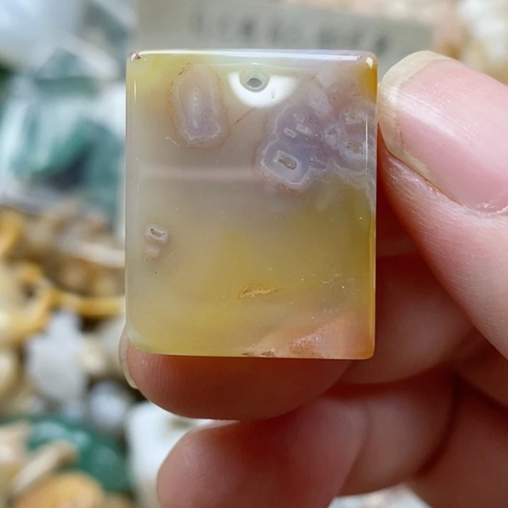硅化珊瑚（珊瑚玉）未镶嵌颈饰小