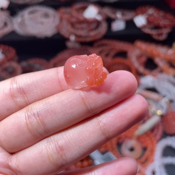 南红玛瑙未镶嵌配饰貔貅271打孔备注