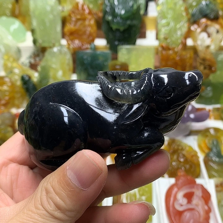 蛇纹石玉未镶嵌珠宝半成品