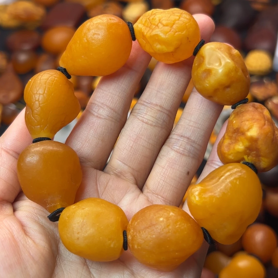 琥珀裸石未镶嵌天然蜜蜡