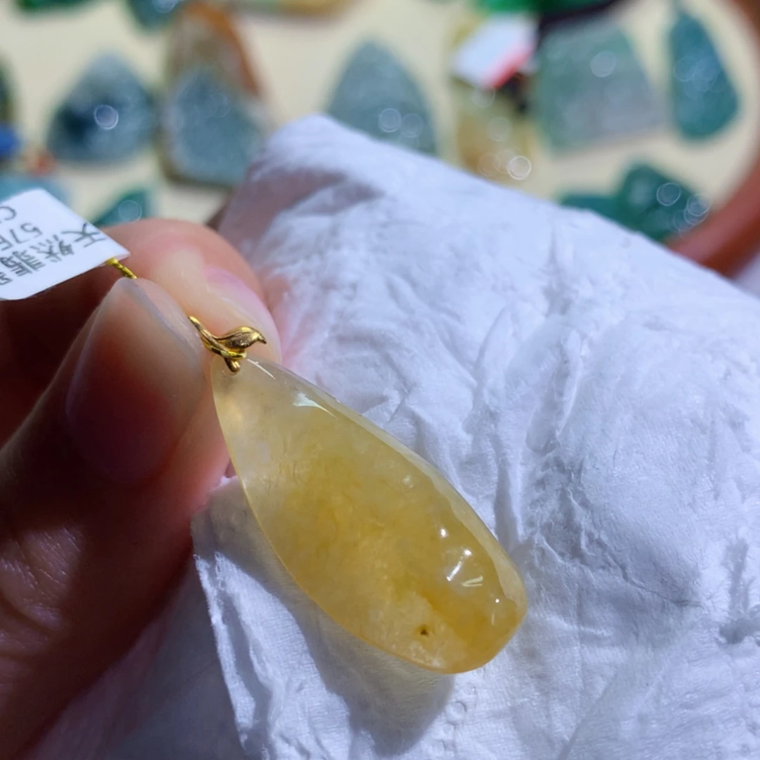 【闪购商品】翡翠未镶嵌吊坠(不含链) 3458
