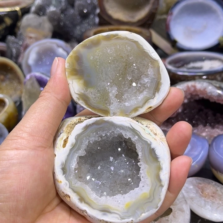 珠宝半成品水晶未镶嵌福利盆