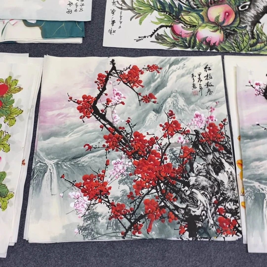 国画68✖️68山水梅花画画画画画