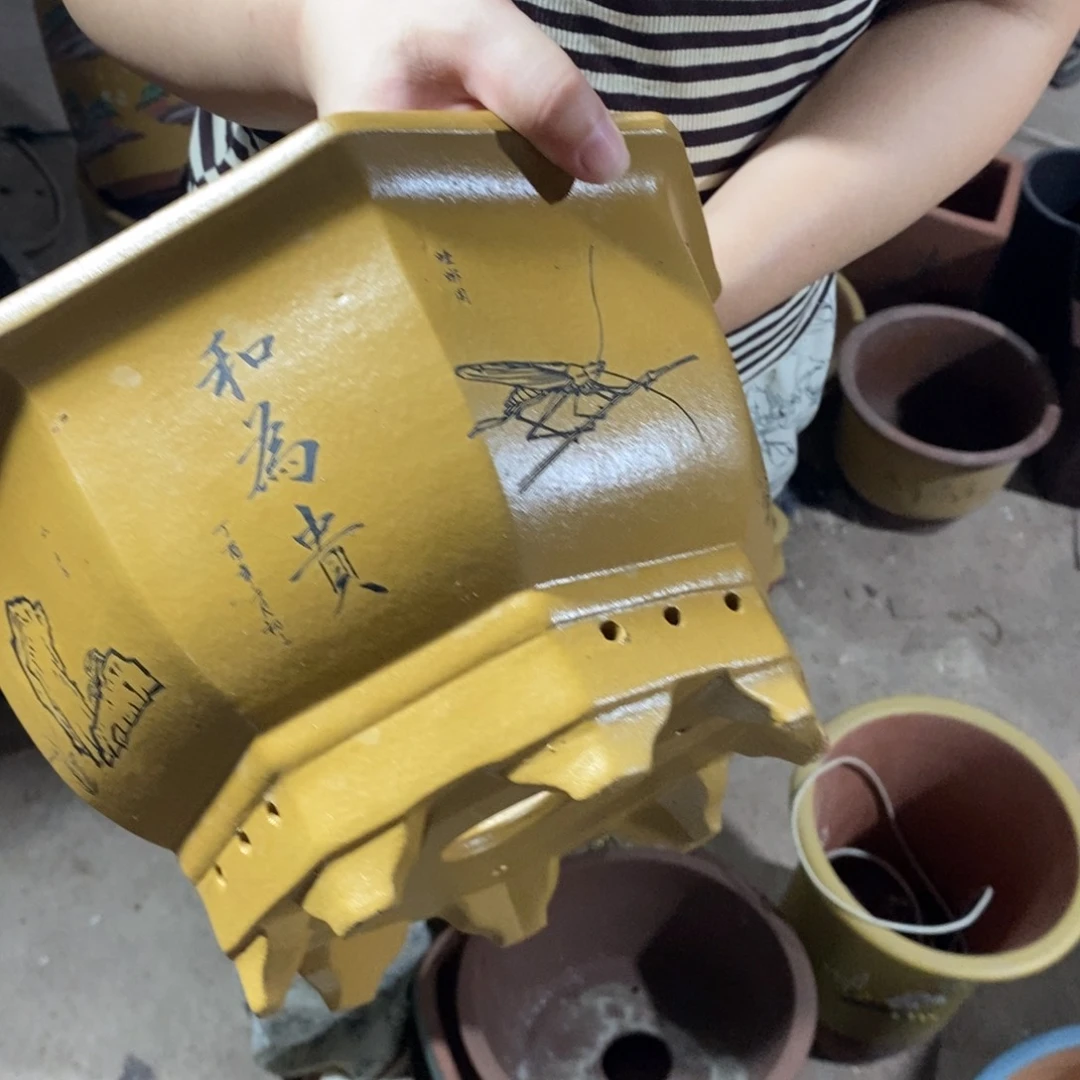 紫砂花盆口径口径26 16