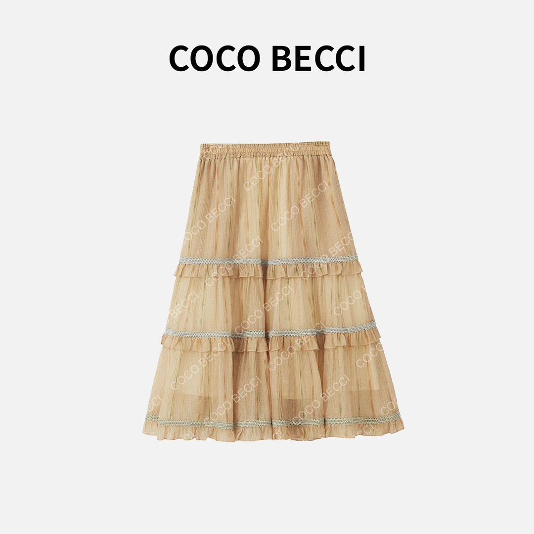 【异域风情】COCO BECCI新显瘦优雅印花半裙YT24YSU710011