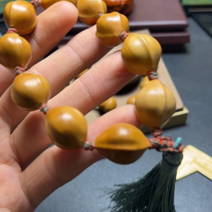 苍***茫手串/手链橄榄核橄榄核雕鲨鱼背