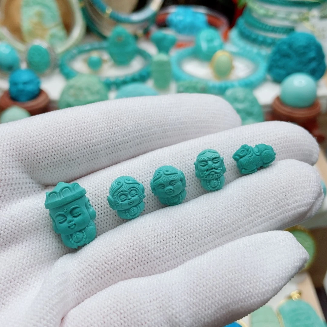 绿松石未镶嵌西游套装