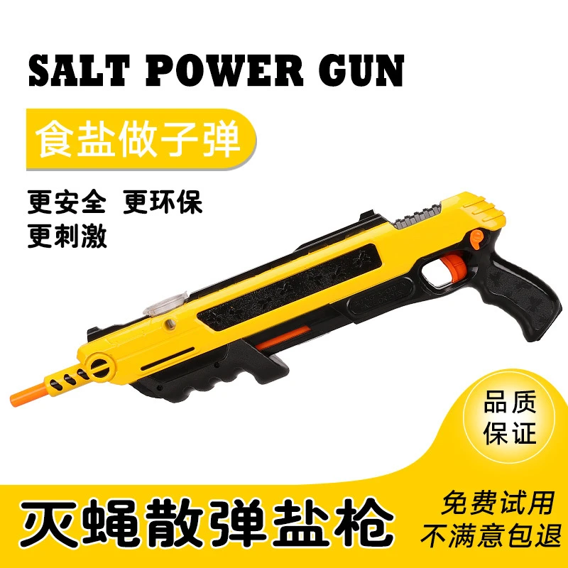 打苍蝇蚊虫枪新款夏天的玩具盐枪散弹枪成人玩具枪灭蚊灭蝇枪