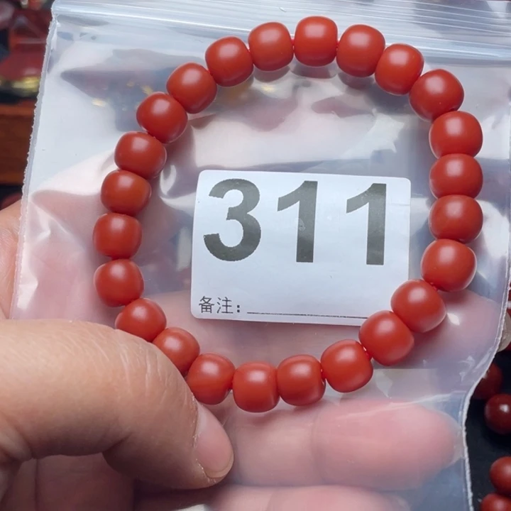 南红玛瑙手链未镶嵌眯***狼