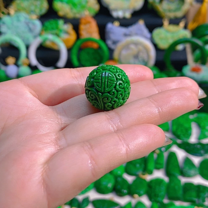 【闪购商品】翡翠颈饰未镶嵌单珠