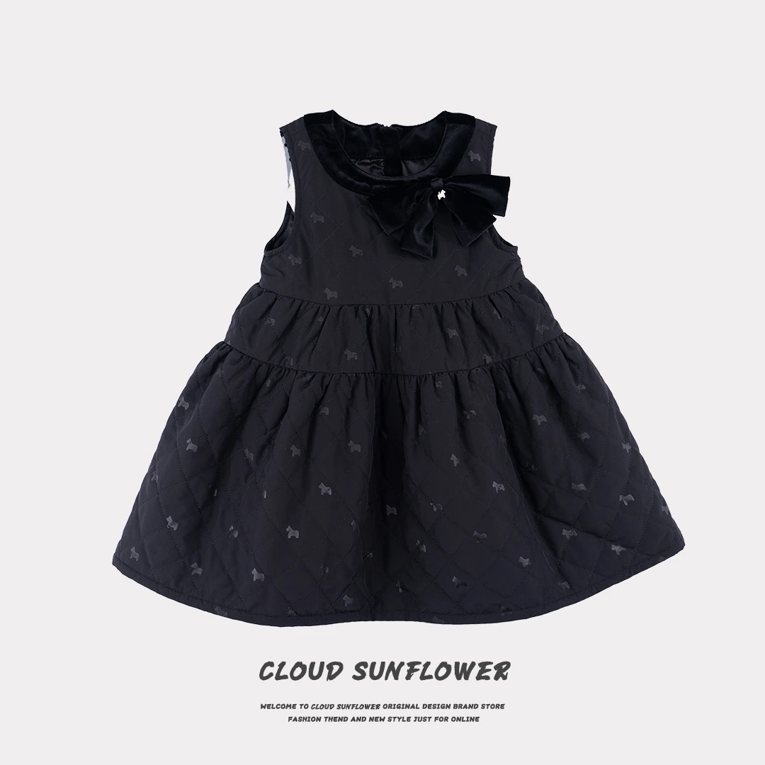 【原韩D】儿童加厚小马满印洋气单件马甲裙